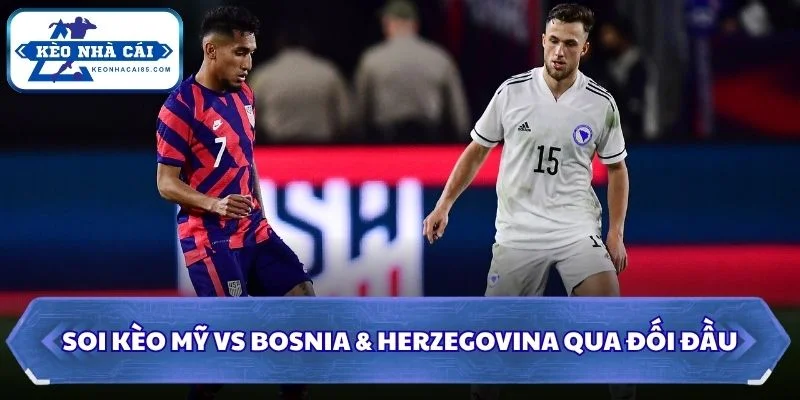 Soi kèo Mỹ vs Bosnia & Herzegovina qua đối đầu
