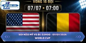 soi kèo Mỹ vs Bỉ