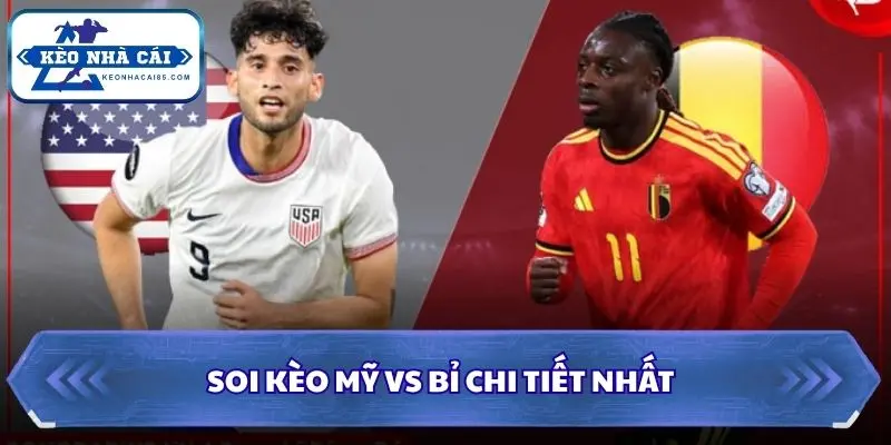 Soi kèo Mỹ vs Bỉ chi tiết nhất